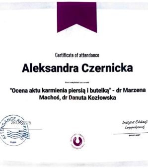 Ocena aktu karmienia piersią