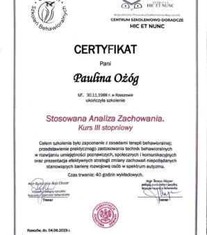 Stosowana analiza zachowania