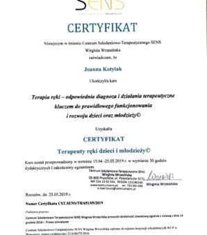 terapia ręki